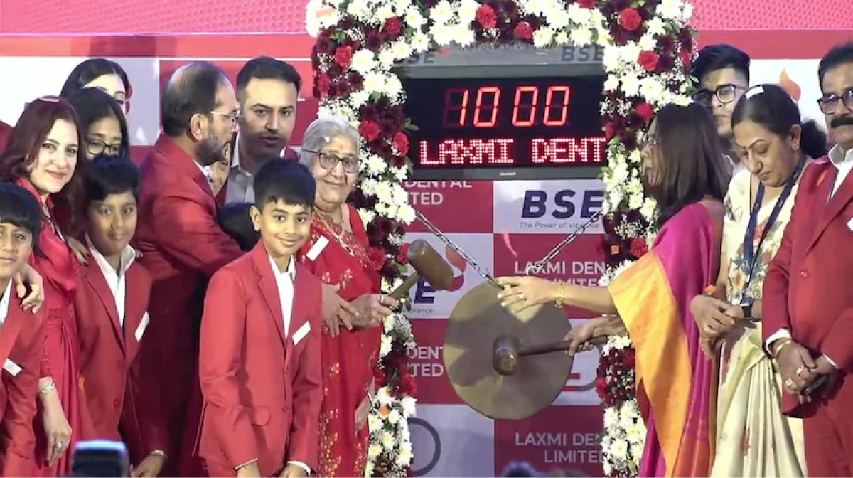 Laxmi Dental Shares List At 27% Premium Over Ipo Price On Nse