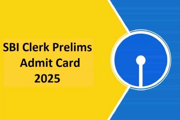 SBI Clerk 2025 Prelims Admit Card Download